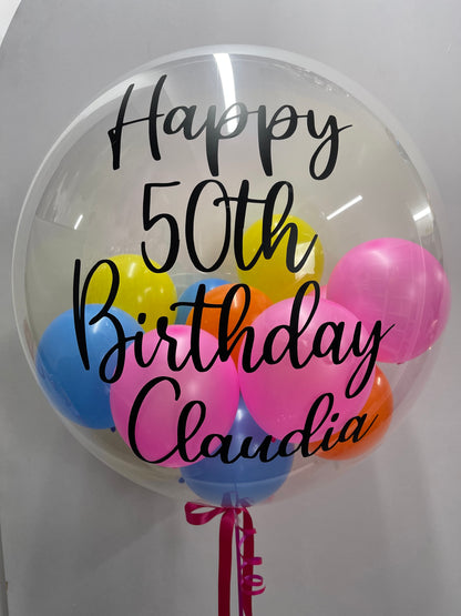 Bubble Balloons - Customised (Clear Bubble Balloon)