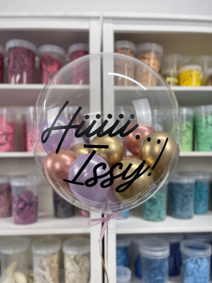 Bubble Balloons - Customised (Clear Bubble Balloon)