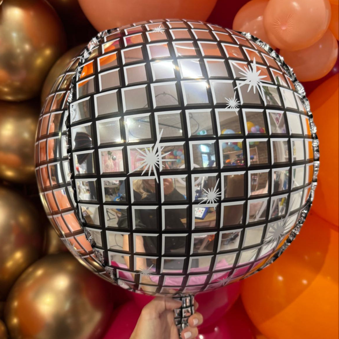 Holographic Disco Ball Balloon