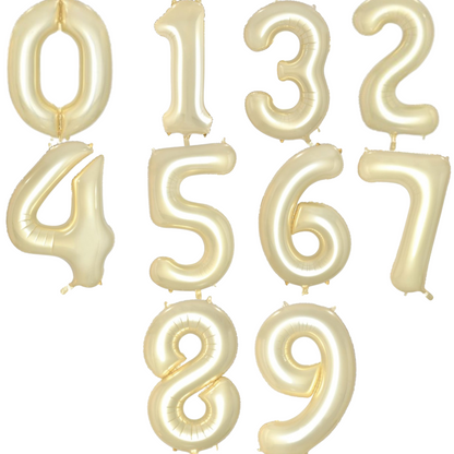 Number Balloon and 6 latex