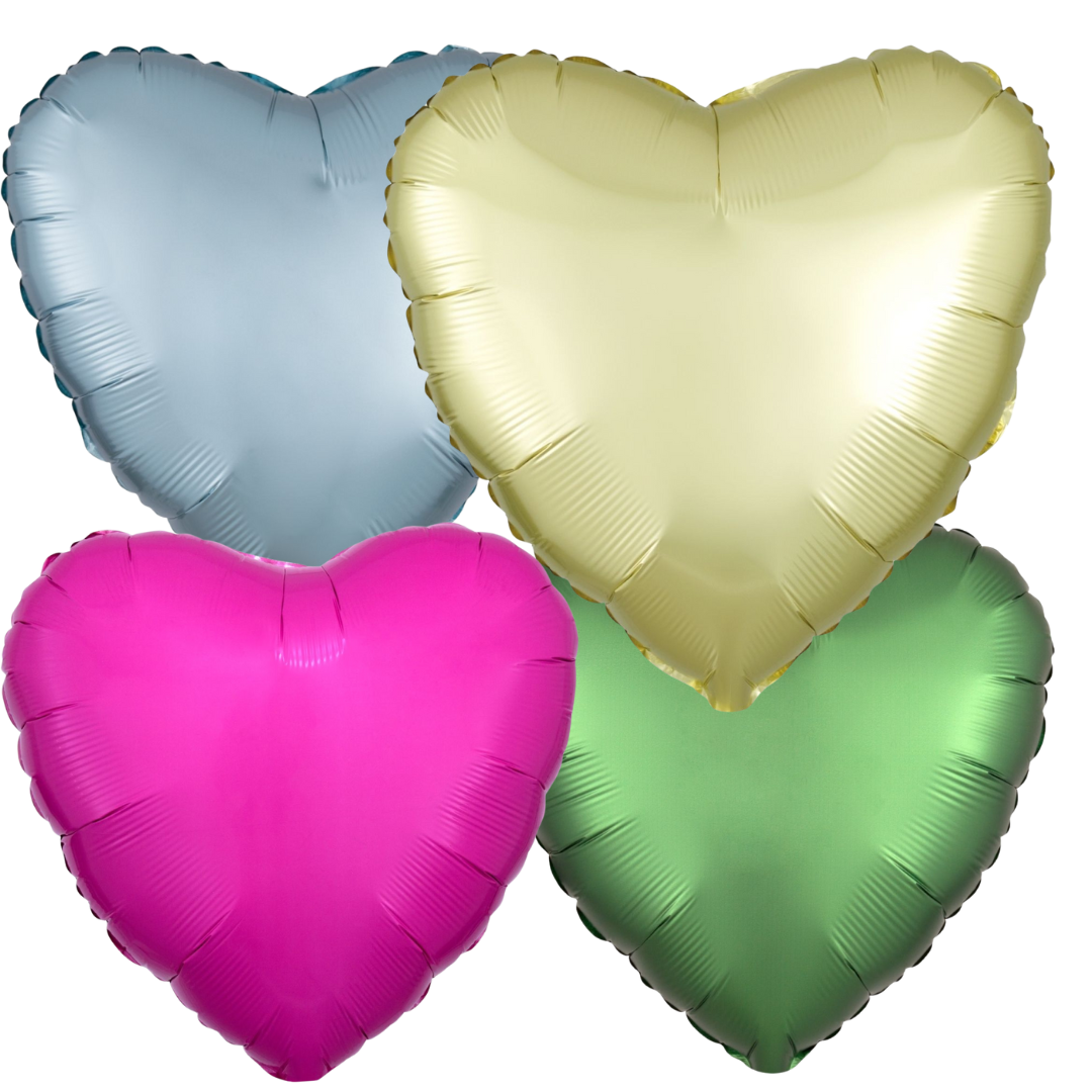 Heart (matching colour to bouquet)  (+$10)