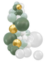 Grab and Go Garland - Green, White and Gold
