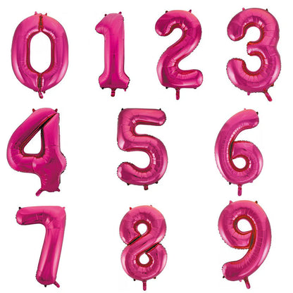 Number Balloon and 6 latex