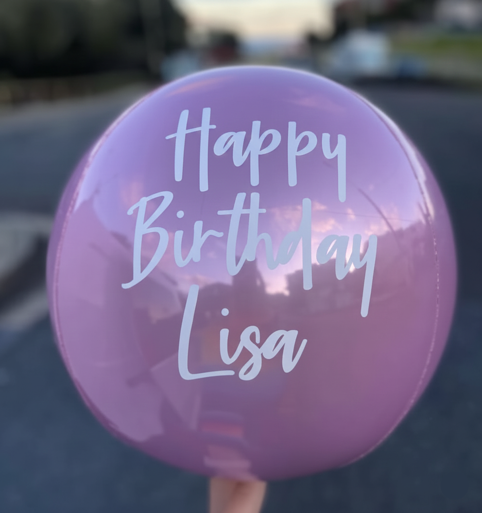 Personalised Orbz Balloon