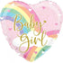 Pastel Rainbow Baby Girl Balloon