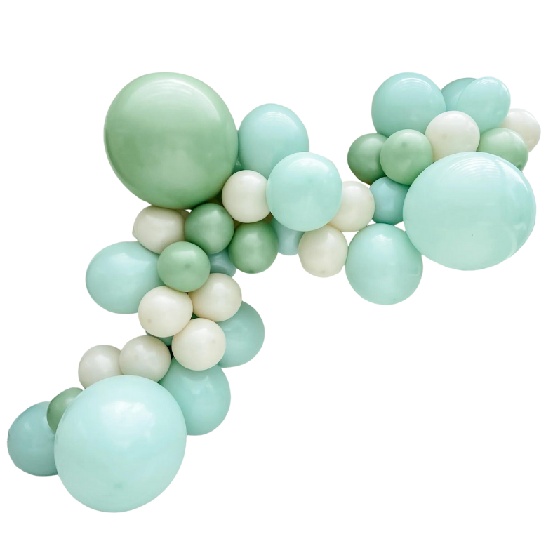 Grab and Go Garland - pastel greens