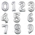 Silver - Large Number 86cm