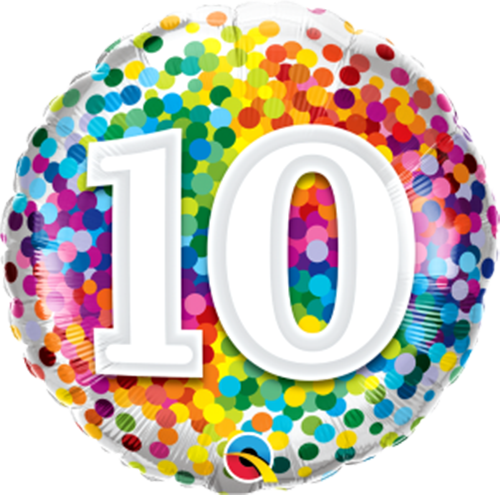 Number 10 helium clearance balloon