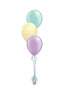 3 latex - 28cm helium filled balloons
