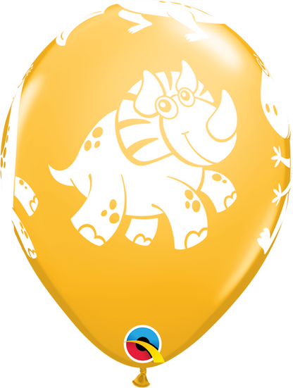 Cute & Cuddly Dinosaurs Latex Balloons