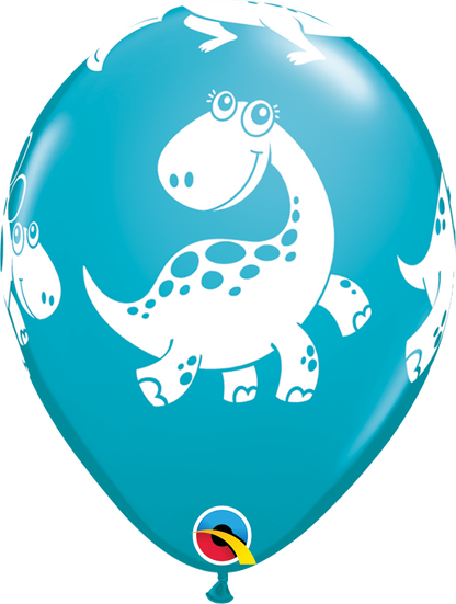 Cute & Cuddly Dinosaurs Latex Balloons
