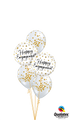 Happy Engagement Confetti Dots Bouquet