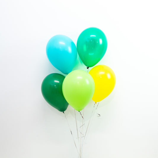 5 latex - 28cm helium filled balloons