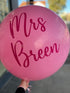 Jumbo balloon personalised