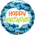 Birthday Fun Sharks 45cm foil helium balloon