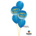 Blue and Gold Birthday Bouquet