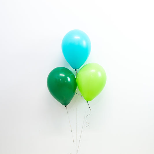 3 latex balloons - Your choice of colour