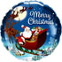 Christmas St. Nick 45cm foil helium filled