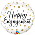 Happy Engagement Gold Dots 45cm