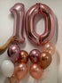 2 Large Number Bouquet and 10 latex