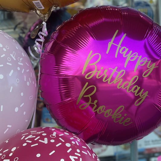 Personalised 45cm round balloon