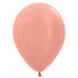 Metallic Rose Gold Latex Balloon