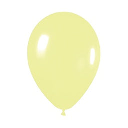 Pastel Matte Yellow Latex Balloon