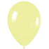 Pastel Matte Yellow Latex Balloon