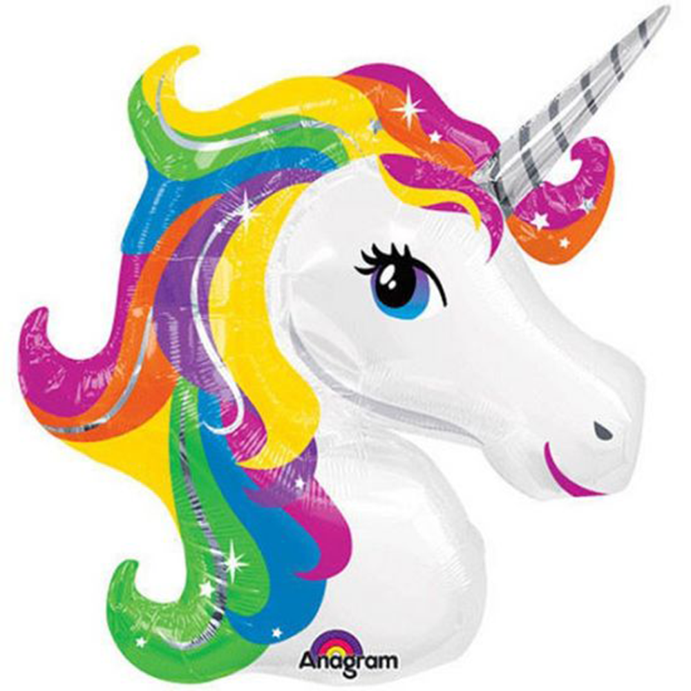 Magical Rainbow Unicorn Head
