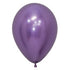 7 x 28cm Metallic latex helium balloons with hifloat