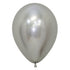 7 x 28cm Metallic latex helium balloons with hifloat