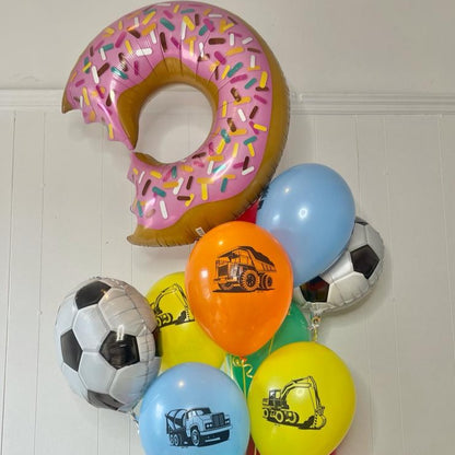 Donut and Soccer Bouquet