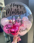 Bubble Balloons - Customised (Clear Bubble Balloon) Happy Mother's Day