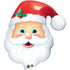 Jolly St Nick Santa 81cm foil helium filled